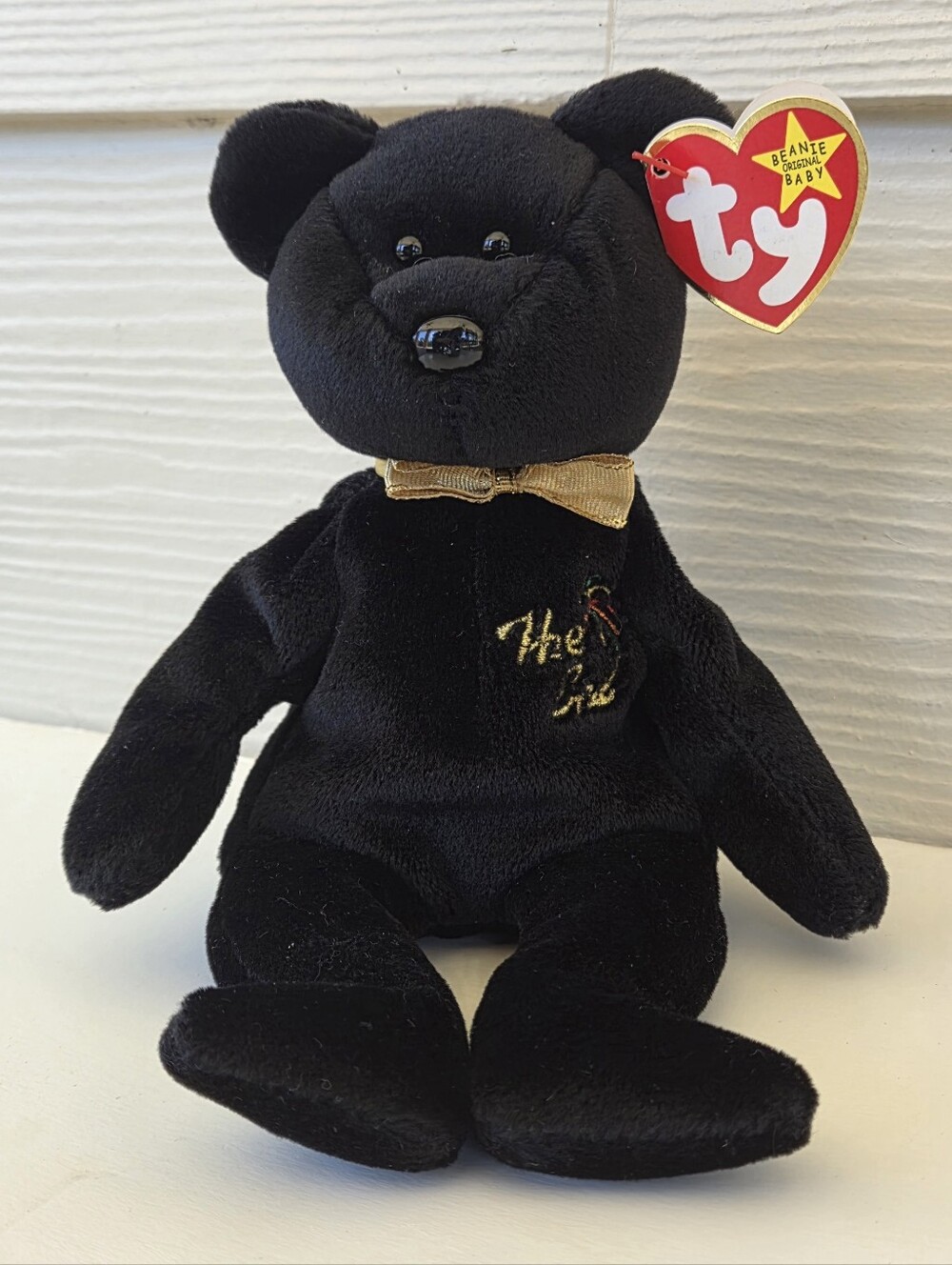 Ty Plush Bear named THE END- Named to Mark the End of Beanie Babies NWT (3/$15)